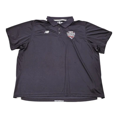 Camisa polo New Balance para hombre MLB EE. UU. Baseball Dream Series 2017 negra talla 3XL Foto 1 de 2