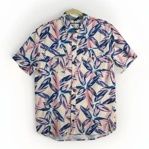 Camisa Jetty Para Hombre M Rosa Tropical Abotonada Rendimiento Tecnológico Ecológico Playa - Imagen 1 de 9