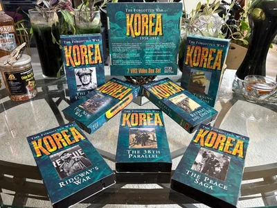 KOREA - The Forgotten War 1950-1953 (VHS, 7-Tapes) | MINT - Image 1 of 4