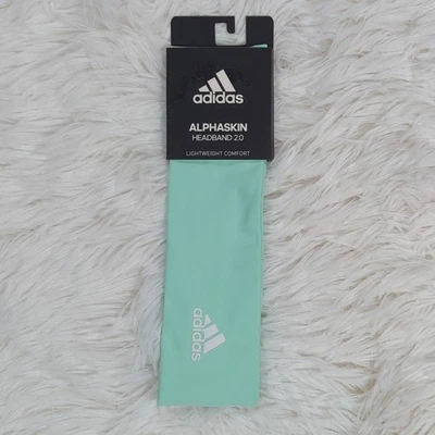Diadema para mujer Adidas Alphaskin 2.0 transparente verde menta OSFA Foto 1 de 3