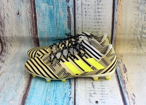 Men's Adidas Nemeziz 17.3 FG Soccer Cleats SIZE US 9 White Solar Yellow Black - Imagen 1 de 14