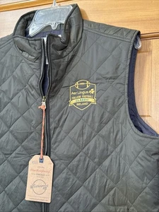 Aer Lingus Ireland Football TCU & UNC Weatherproof Vintage Vest Men M Green NWT - Picture 1 of 10