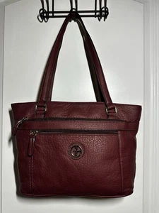 Giani Bernini Tasche Pebble (weinrot) Neu mit Etikett - Bild 1 von 5
