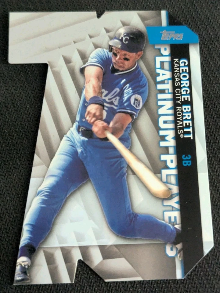 2021 Topps Series 1 George Brett Platinum Players Card #PDC-8 Die-Cut ROYALS - Image 1 of 2