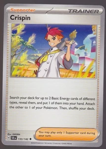 Crispin SV07: Stellar Crown 133/142 Pokémon Trading Card TCG - Foto 1 di 1