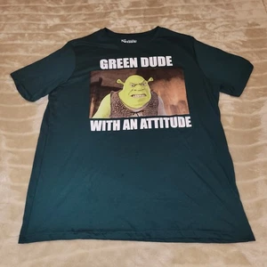 Camiseta para hombre Shrek Green Dude with an Attitude, talla XL, Halloween - Imagen 1 de 9