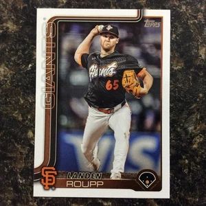 Actualización Topps 2025 US135 Landen Roupp Giants - Imagen 1 de 2