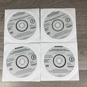 Lenovo E431 E531 Windows 8 Pro Operating System Recovery Disc Set of 4 DVDs - Picture 1 of 5