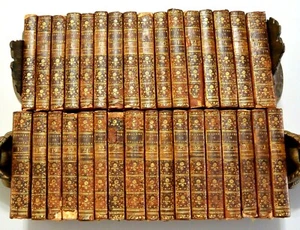 SAMMLUNG KOMPLETT DES OEUVRES De J.J. Rousseau 1782 in 33 Bänden Philosophie - Bild 1 von 12