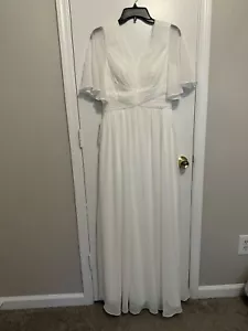 Lavetir White Dress Formal , Wedding Size A8 - Picture 1 of 9
