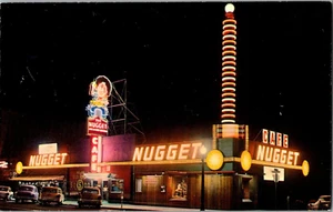Postkarte Carson City Nugget Casino Cafe Chrom unverpostet - Bild 1 von 2