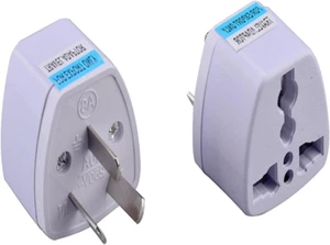 2 Pcs Australia Converter Plug, 3 Pin International Power Adapters to Australian - Picture 1 of 9