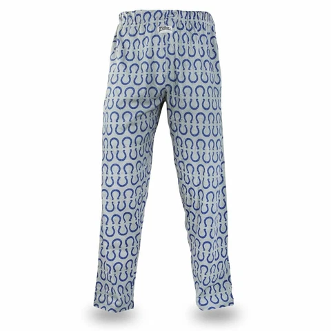 Zubaz NFL Football Men's Indianapolis Colts Print Logo Comfy Pants, Light Grey Cover