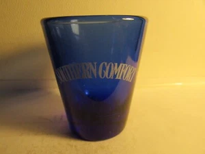 Vintage SOUTHERN COMFORT -Estándar Azul Cobalto Shotglass - Nuevo - Imagen 1 de 3