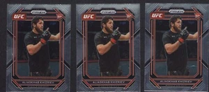 2023 Panini Prizm UFC Aliaskhab Khizriev #141 Rookie RC Argento x 3 - Foto 1 di 1