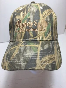Trucker/baseball Cap Randy’s Landscaping,inc New Hat Camo - Picture 1 of 7