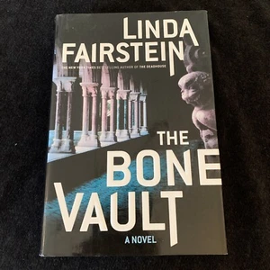 Signed, 2nd print, The Bone Vault by Linda Fairstein 2003 HCDJ Like new - Picture 1 of 14