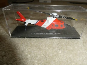 New Ray Diecast 1:100 Scale Agusta US Coast Guard Helicopter NIP - Picture 1 of 1