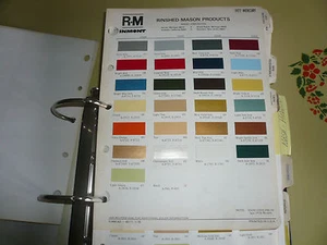 Mercury R-M 1977 muestra de pintura con chip de color - vintage - Imagen 1 de 1