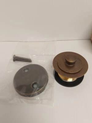 Juego de embellecedores de bañera Belle Foret bronce caído 2 orificios  Foto 1 de 4