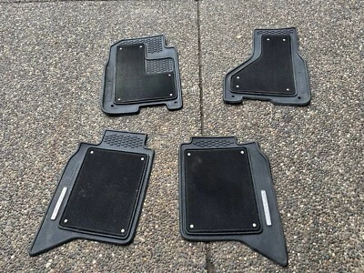 2015-2024 RAM 1500 2500 3500 LIMITED CREW CAB OEM TAPETE DE ASSOALHO CONJUNTO de 4 BORRACHA - Imagem 1 de 4