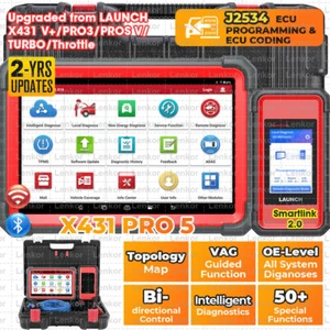 LAUNCH X431 PRO5 PRO 5 Auto Diagnostic Scanner J2534 ECU Programming All System - Picture 1 of 12