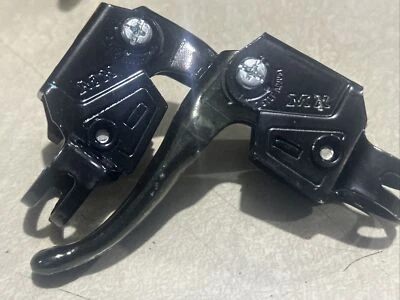 Juego de frenos MX vintage nivel negro OG Old School BMX años 70 80 carrera 22.2 Foto 1 de 3