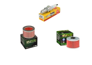 KIT/TAGLIANDO FILTRO OLIO ARIA CANDELA HONDA NX 650 DOMINATOR DAL 1988 AL 1992 - Imagen 1 de 4