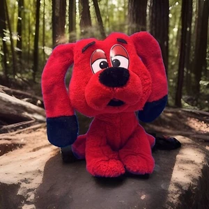 Carousel Plush Toy  Red Dog Puppy Sitting Plush Soft Stuffed Animal Toy 11 inch. - Picture 1 of 24