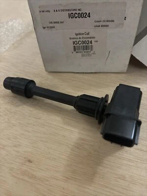 Hitachi OEM Driver Left Ignition Coil IGC0024 for Infiniti I30 Nissan Maxima 3.0 - Image 1 of 2