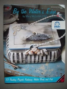 By the Water's Edge decorative painting instruction patterns Heron eagle swan - Picture 1 of 3