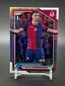 2024-25 Topps Chrome UCC 1° Bowman Youth BU-GF GUILLE FERNANDEZ FC Barcelona - Foto 1 di 2