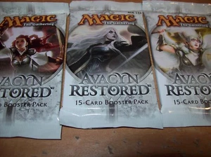 (3) MTG Avacyn Restored Sealed Booster Packs Free Shipping With Tracking - Picture 1 of 1
