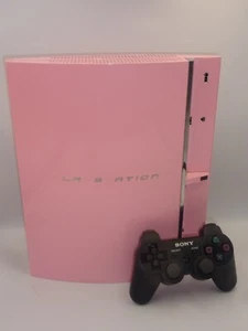 PINK Playstation 3 Phat 60GB Console Backwards Compatible PS3 CECHC03 PAL - Picture 1 of 11