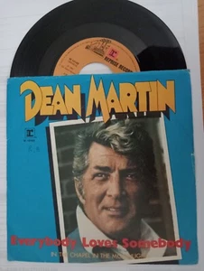 DEAN MARTIN - EVERYBODY LOVES SOMEBODY 45 1981 ITALY VG+/VG+ - Foto 1 di 1