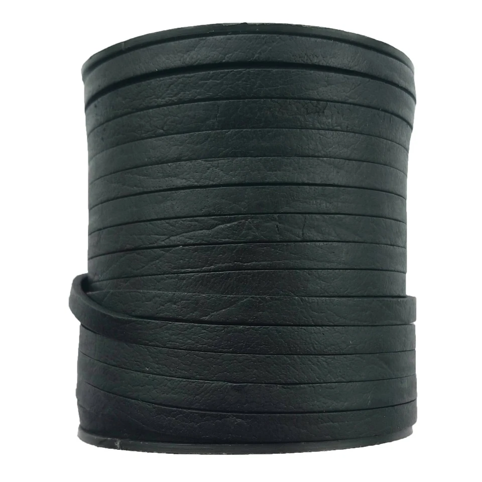 Cordón plano de cuero genuino Xsotica® - 5 mm X 2 mm Foto 1 de 1