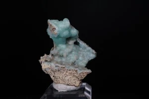 Blue Hemimorphite / 5.3cm Mineral Specimen / From Magistral, Mexico - Picture 1 of 6