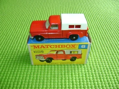 MATCHBOX SERIES 6 FORD PICK UP EN BOITE D'ORIGINE VNMIB - Photo 1/4