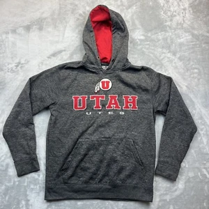 Colosseum Utah Utes Sweatshirt Gr. Small grau/rot Hoodie bestickt - Bild 1 von 7