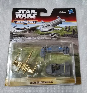 Disney Hasbro MicroMachines Gold Series Resistance Base - 3 Vehicle Set - Picture 1 of 2