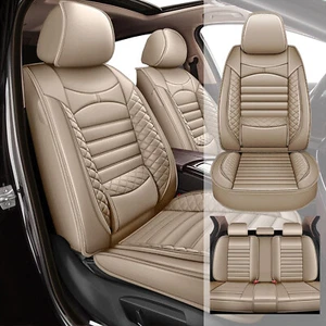 Faux Leather Car 5-Seat Covers Full Set Protector Pad For FORD EDGE 2007-2024 - Picture 1 of 9