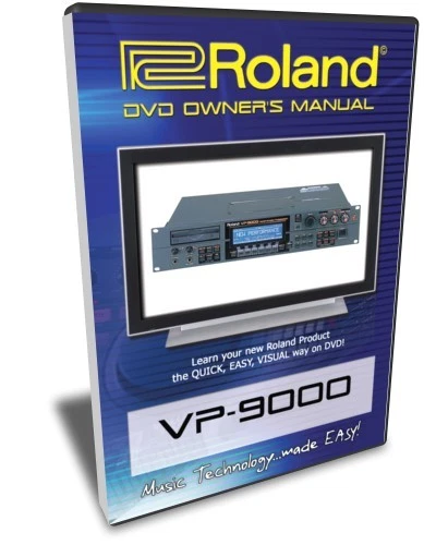 Roland VP-9000 DVD Training Tutorial Manual Help - Image 1 of 1