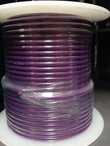 12-Gauge 100-Feet Bulk Spool, Purple Color Stranded Copper Wire (Made in USA) - Picture 1 of 3