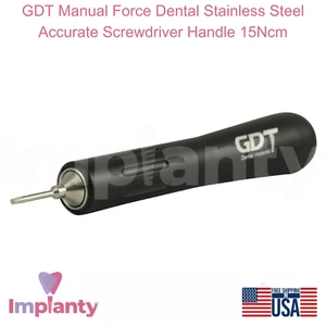 Mango de destornillador preciso de acero inoxidable dental de fuerza manual GDT 15Ncm - Imagen 1 de 6