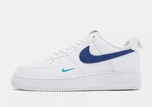 Scarpe da ginnastica Nike Air Force 1 '07 bianche/blu royal - TUTTE LE TAGLIE - nuove - 100% originali - rare - Foto 1 di 8