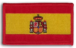 Patch Bandiera Spagna 3 1/2" x 2" Nuova - Foto 1 di 1