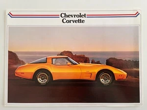 Folleto fotográfico relacionado Chevrolet Corvette A4 ~ ¡Ideal para enmarcar! - Imagen 1 de 1