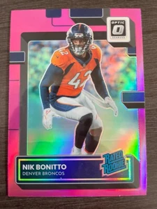 Donruss Optic Nik Bonitto #270 2022 novato clasificación radiocontrol novato rosa Prizm - Imagen 1 de 2