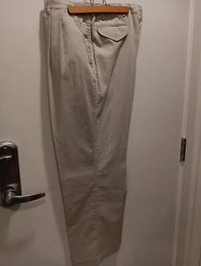 Vintage Towncraft knitterfreie beige Herrenhose Bundweite 40x31 - Bild 1 von 4