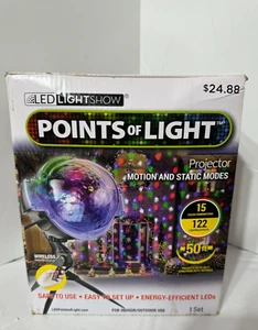 LED Points Of Light Projector Wireless 15 combos 122 Effects - Picture 1 of 7